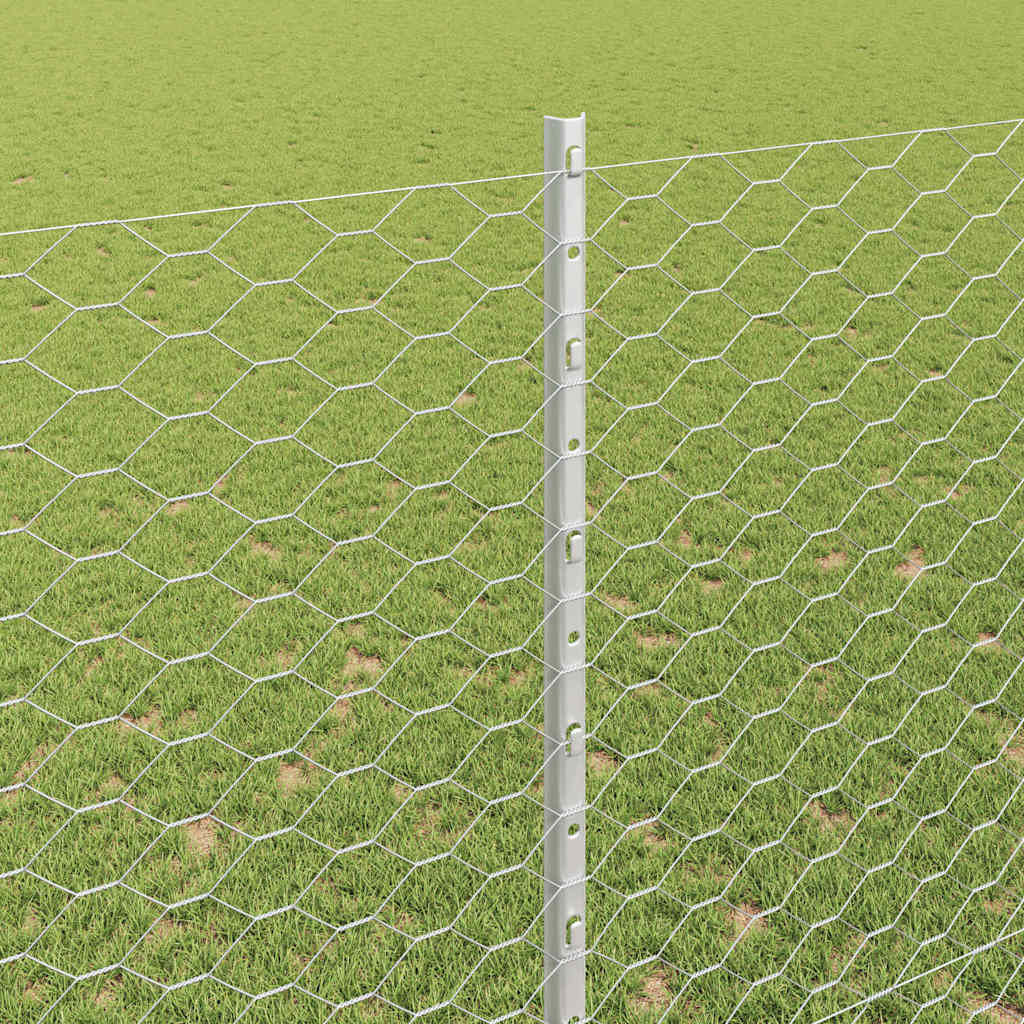 Welded Wire Fence 50 x 1.5 m (W x H) Hot-Dip Galvanised Steel