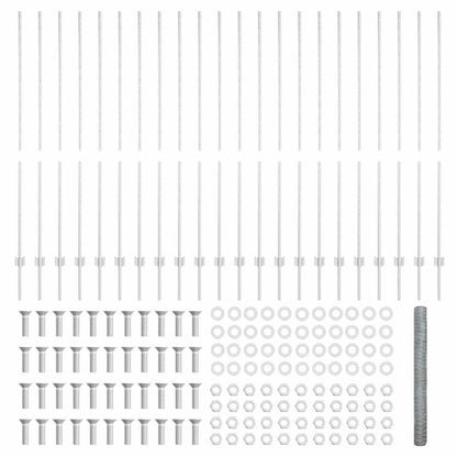 Welded Wire Fence 50 x 1.5 m (W x H) Hot-Dip Galvanised Steel