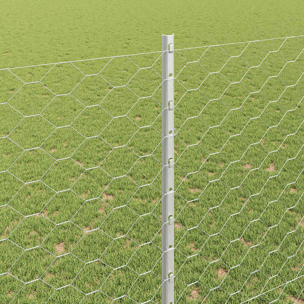 Welded Wire Fence 50 x 1.5 m (W x H) Hot-Dip Galvanised Steel