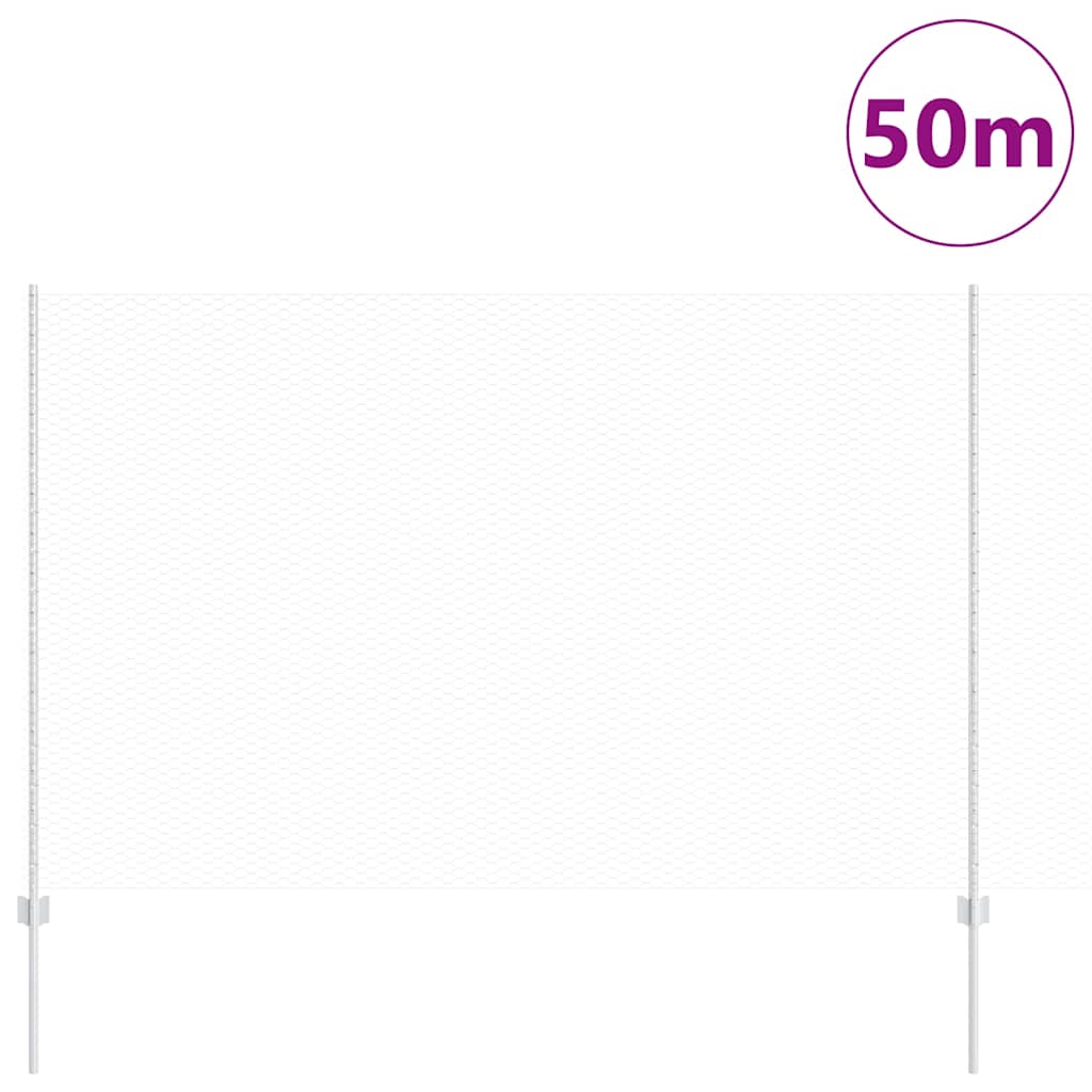 Fence with Post Silver