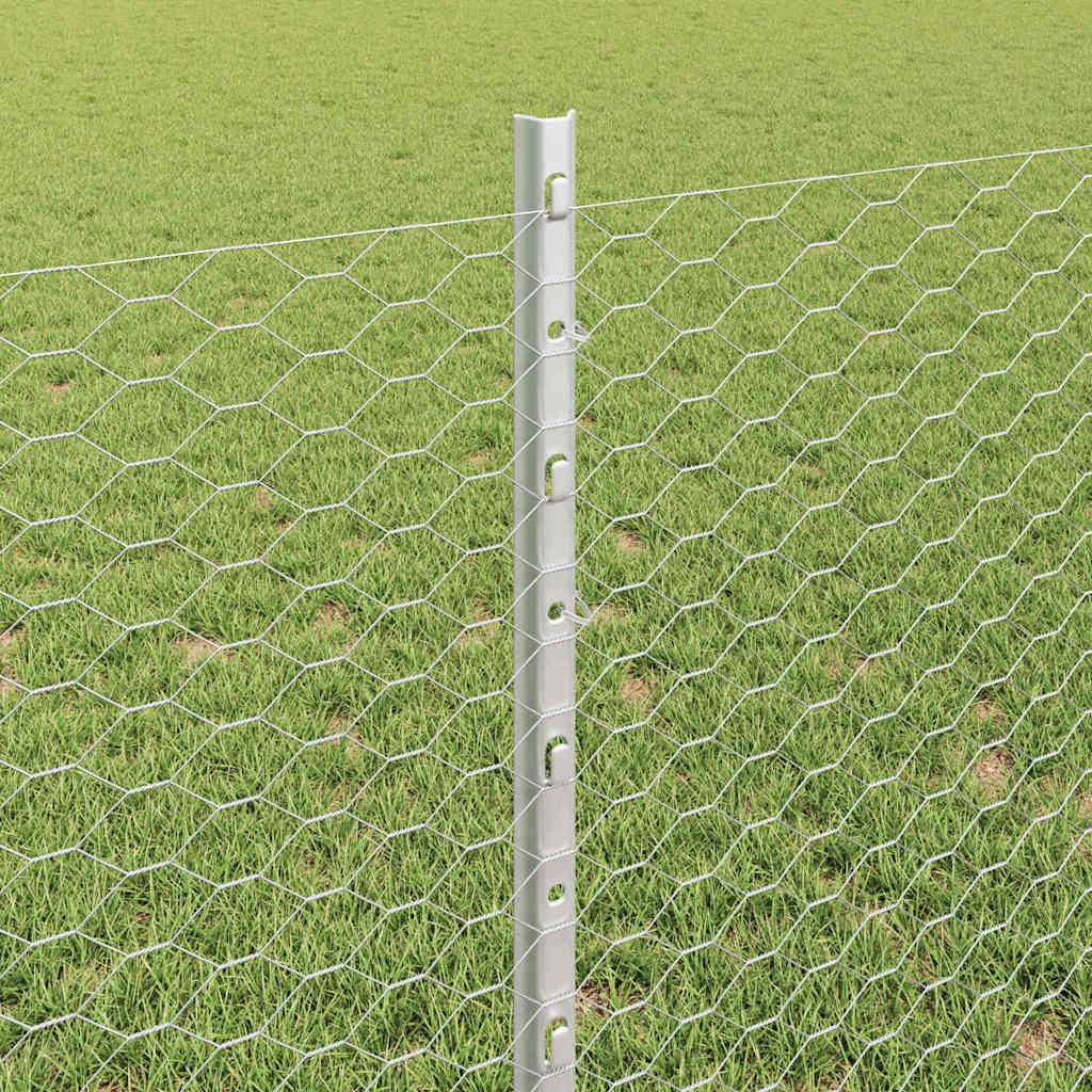 Welded Wire Fence 100 x 0.8 m (W x H) Hot-Dip Galvanised Steel