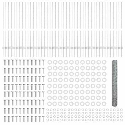 Welded Wire Fence 100 x 1.2 m (W x H) Hot-Dip Galvanised Steel