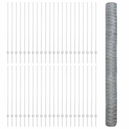 Welded Wire Fence 100 x 1.4 m (W x H) Hot-Dip Galvanised Steel
