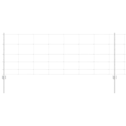 Wild Fence with Posts 25 x 0.8 m (W x H)