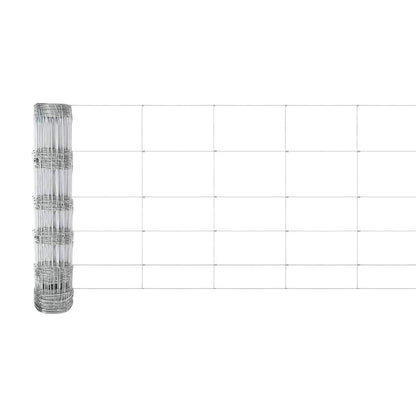 Wild Fence with Posts 25 x 0.8 m (W x H)