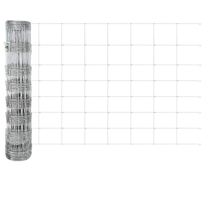 Wild Fence with Posts 25 x 0.8 m (W x H)