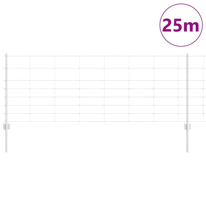 Fence with Post Silver