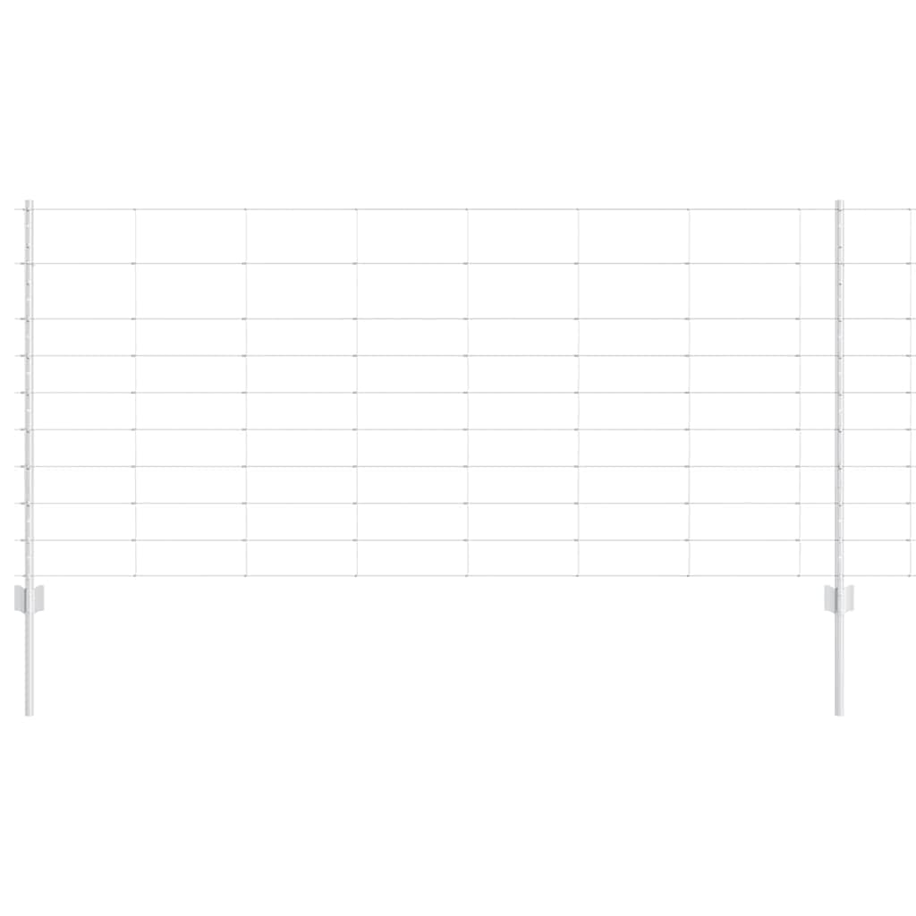 Fence with Post Silver
