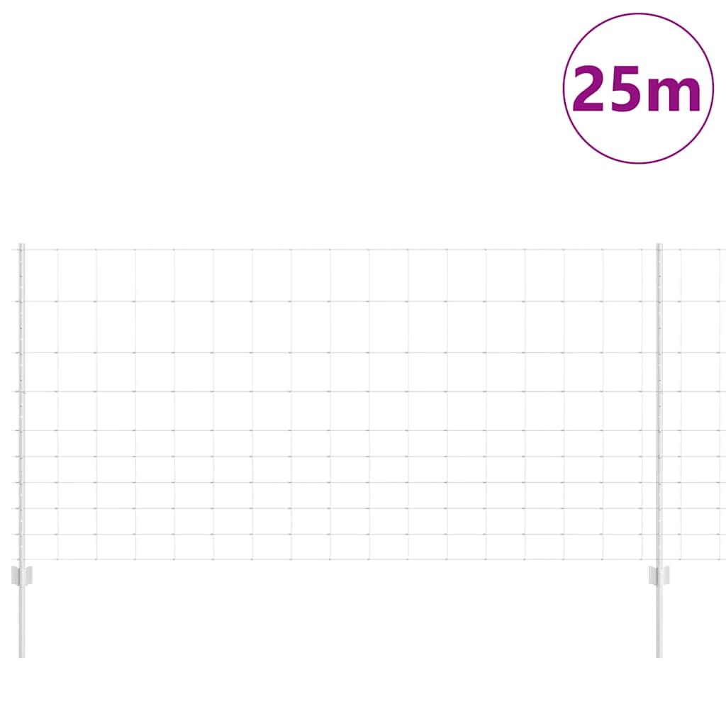 Wild Fence with Posts 25 x 1.2 m (W x H)
