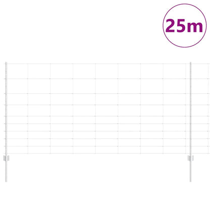 Wild Fence with Posts 25 x 1.2 m (W x H)
