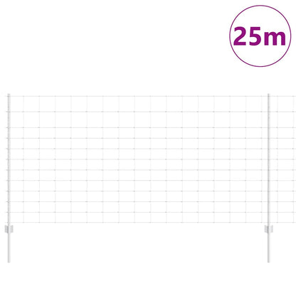 Wild Fence with Posts 25 x 1.2 m (W x H)