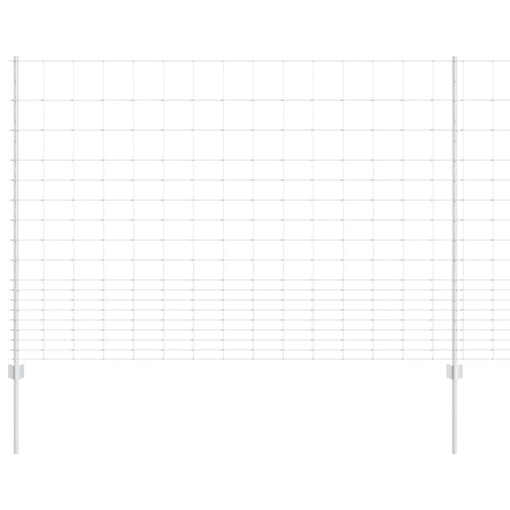 Fence with Post Silver