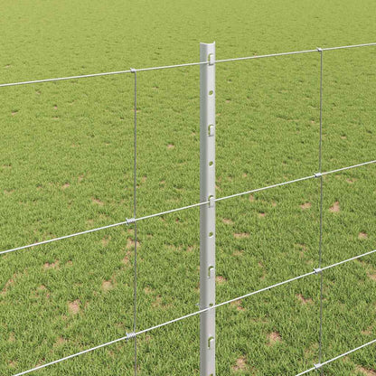 Fence with Post Silver