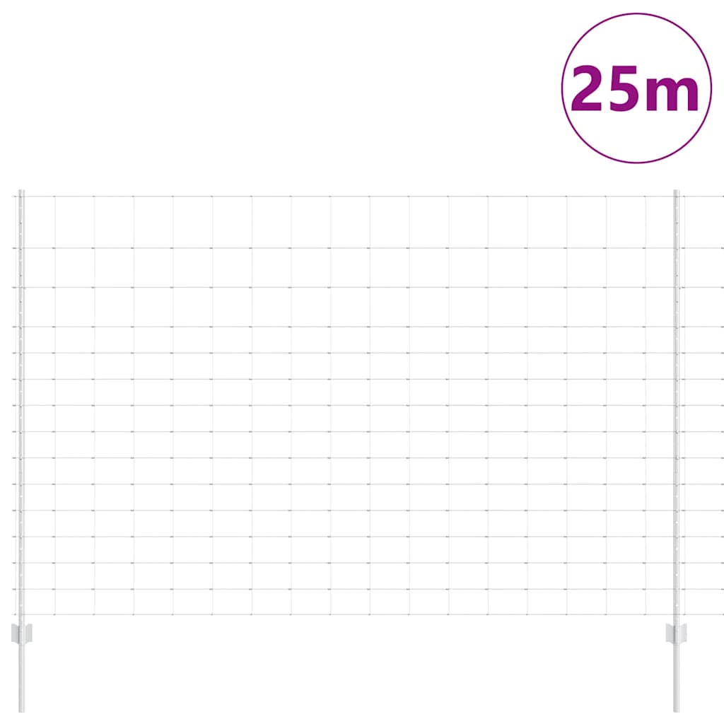 Wild Fence with Posts 25 x 1.6 m (W x H)