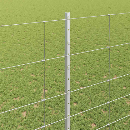 Fence with Post Silver
