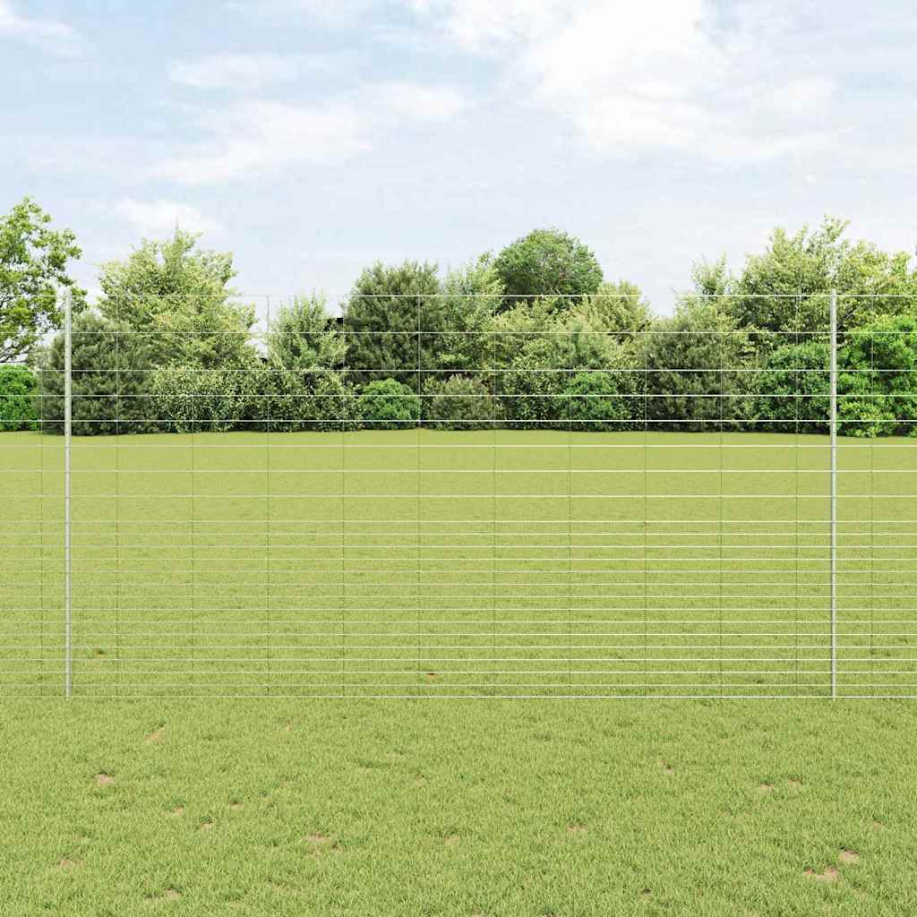 Fence with Post Silver