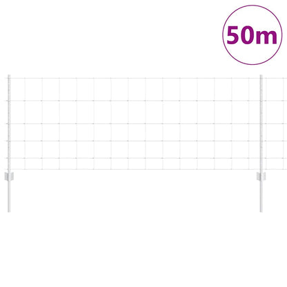 Wild Fence with Posts 50 x 0.8 m (W x H)