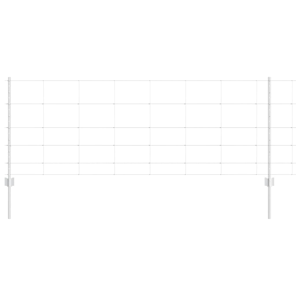 Wild Fence with Posts 50 x 0.8 m (W x H)