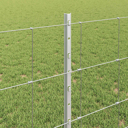 Wild Fence with Posts 50 x 0.8 m (W x H)