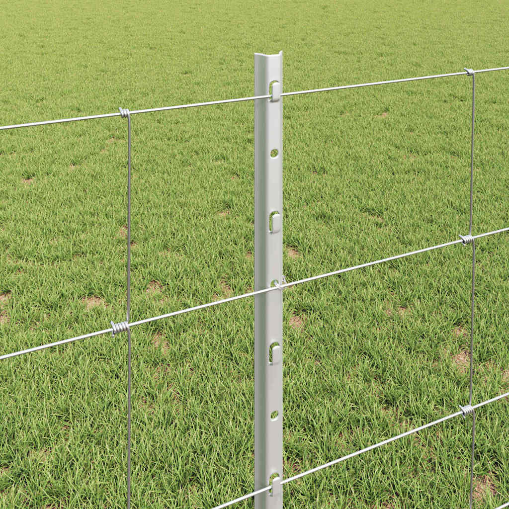 Wild Fence with Posts 50 x 0.8 m (W x H)