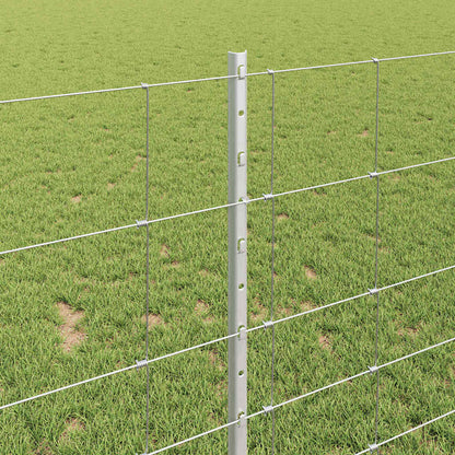Fence with Post Silver