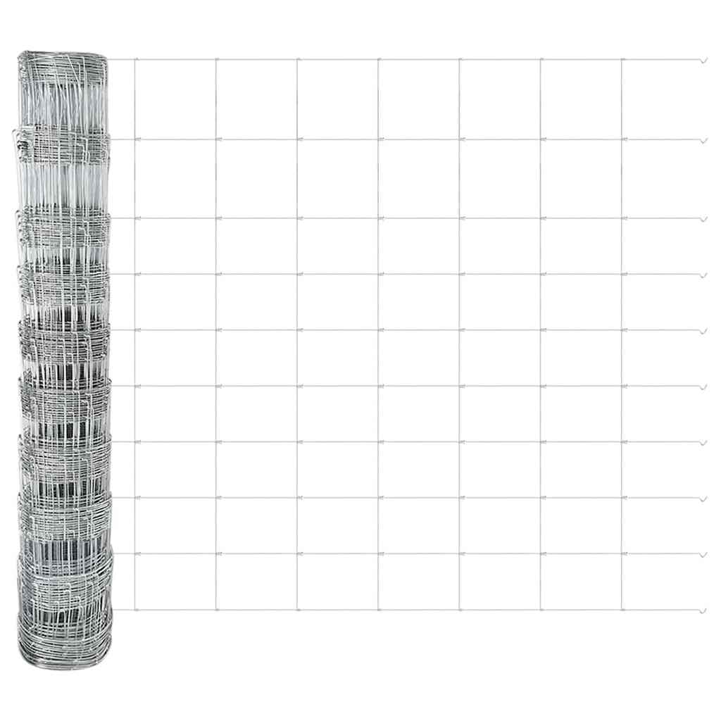 Fence with Post Silver