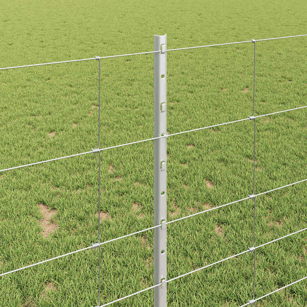 Fence with Post Silver