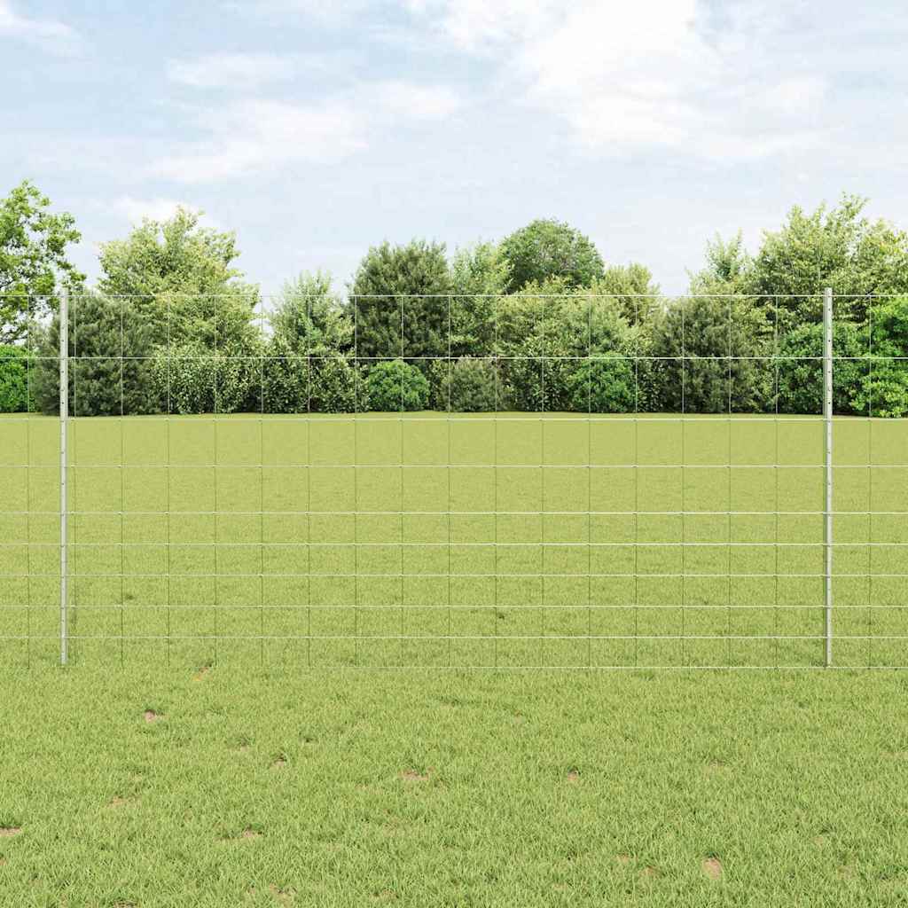 Fence with Post Silver