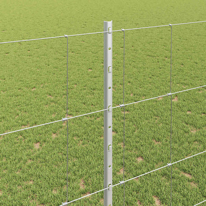 Fence with Post Silver