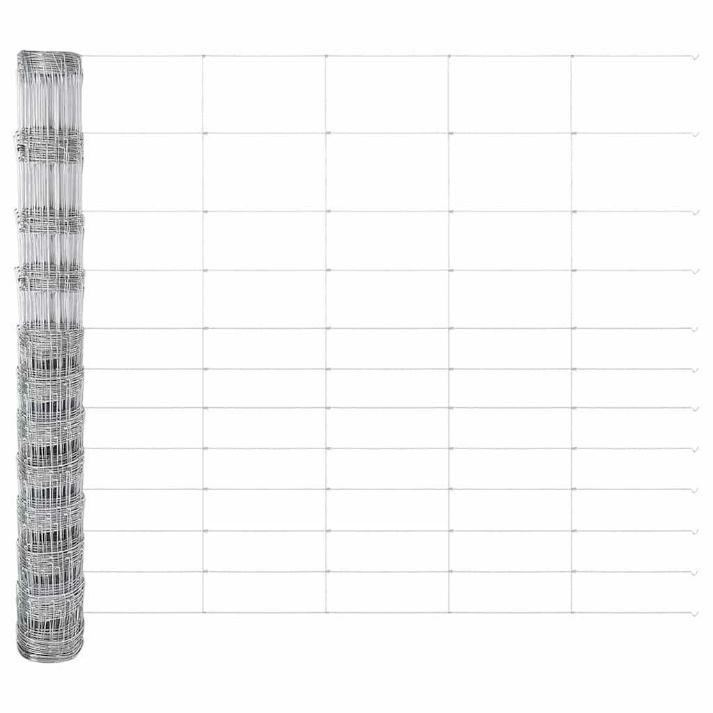 Wild Fence with Posts 50 x 1.4 m (W x H)
