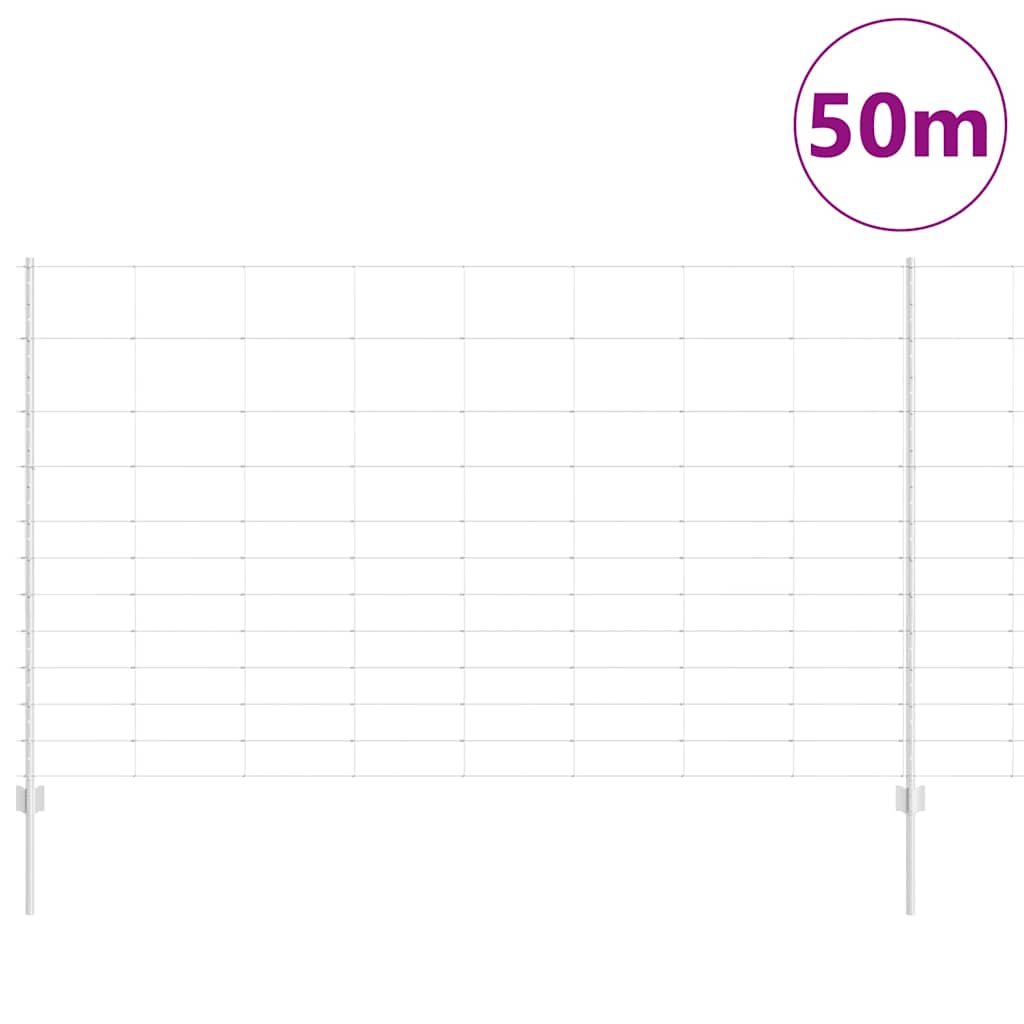 Wild Fence with Posts 50 x 1.4 m (W x H)