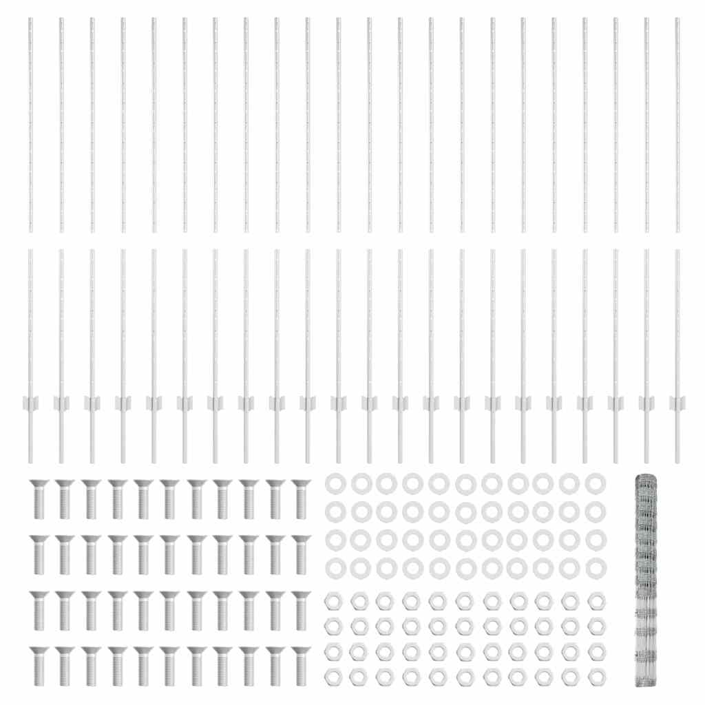 Wild Fence with Posts 50 x 1.5 m (W x H)