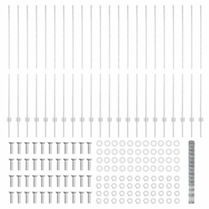 Wild Fence with Posts 50 x 1.6 m (W x H)