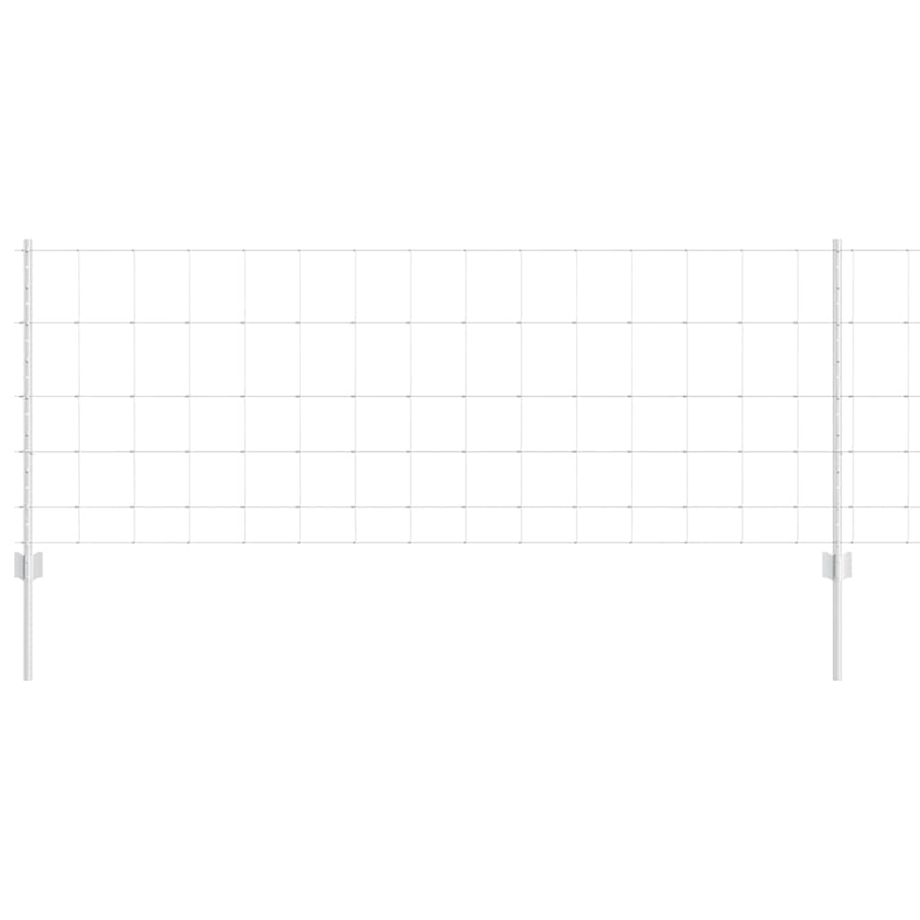 Wild Fence with Posts 100 x 0.8 m (W x H)