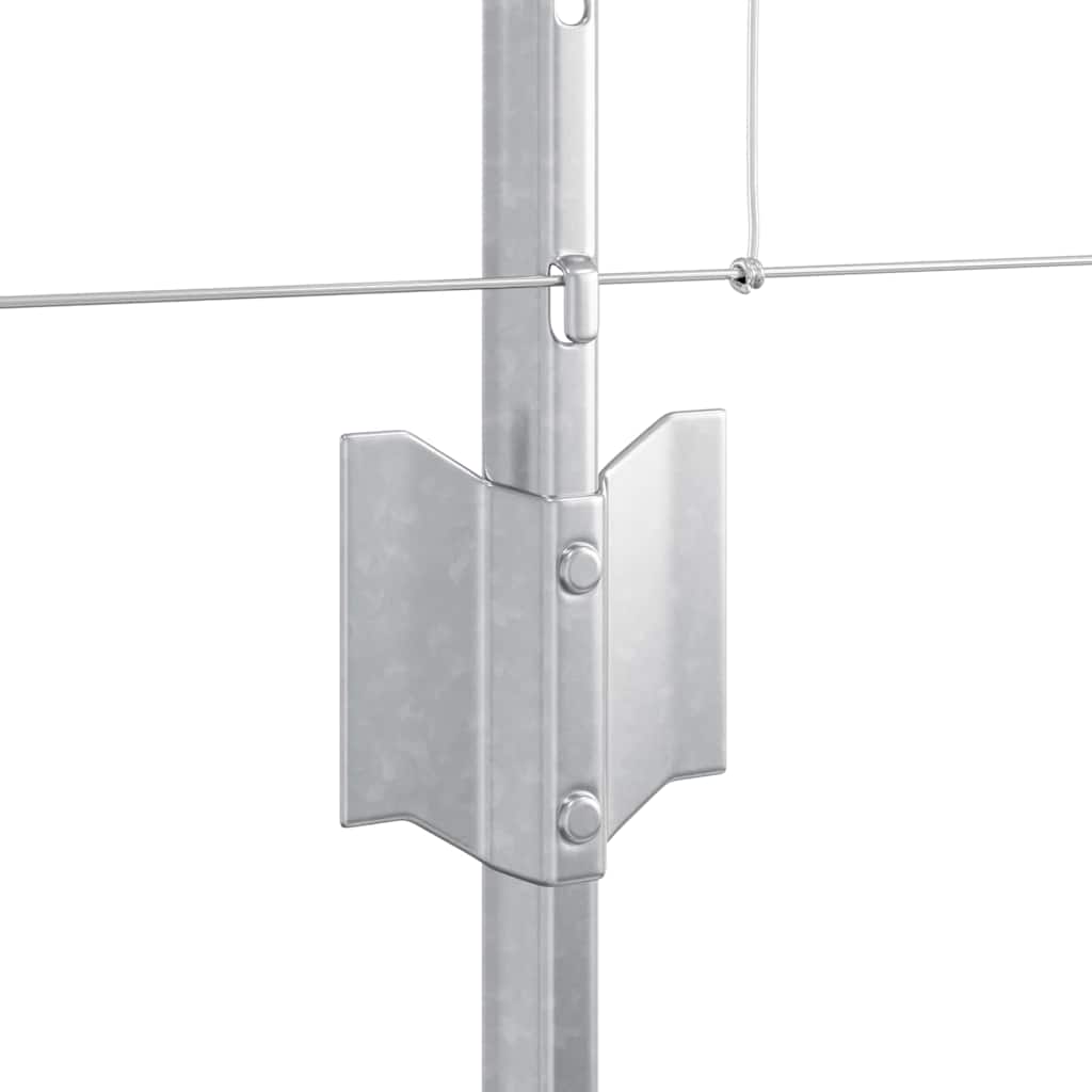Fence with Post Silver