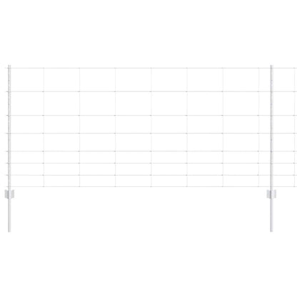 Wild Fence with Posts 100 x 1 m (W x H)