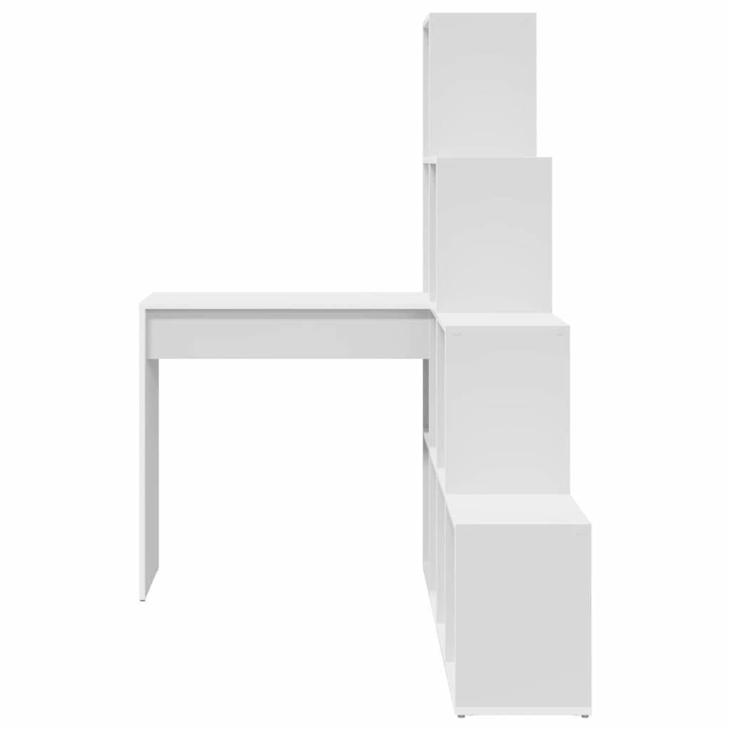 Corner Desk White 101.5 x 149.5 x 149.5 cm Engineered Wood