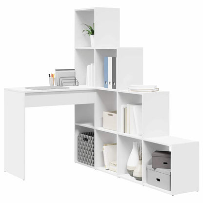 Corner Desk White 101.5 x 149.5 x 149.5 cm Engineered Wood