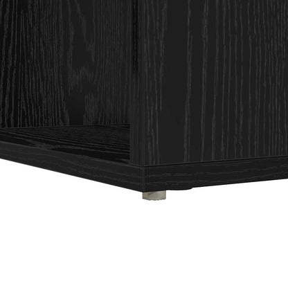 Corner Desk Black Oak 101.5 x 149.5 x 149.5 cm Engineered Wood