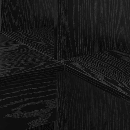 Corner Desk Black Oak 101.5 x 149.5 x 149.5 cm Engineered Wood