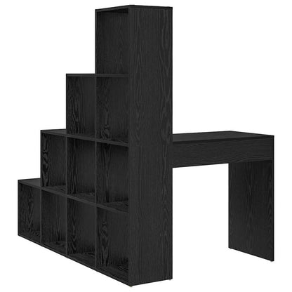 Corner Desk Black Oak 101.5 x 149.5 x 149.5 cm Engineered Wood