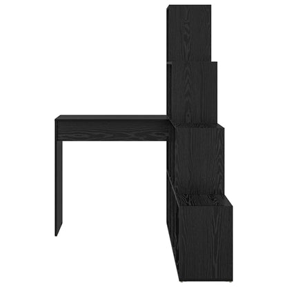 Corner Desk Black Oak 101.5 x 149.5 x 149.5 cm Engineered Wood