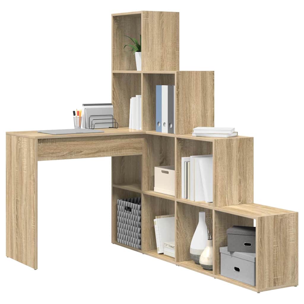 Corner Desk Sonoma Oak 101.5 x 149.5 x 149.5 cm Engineered Wood