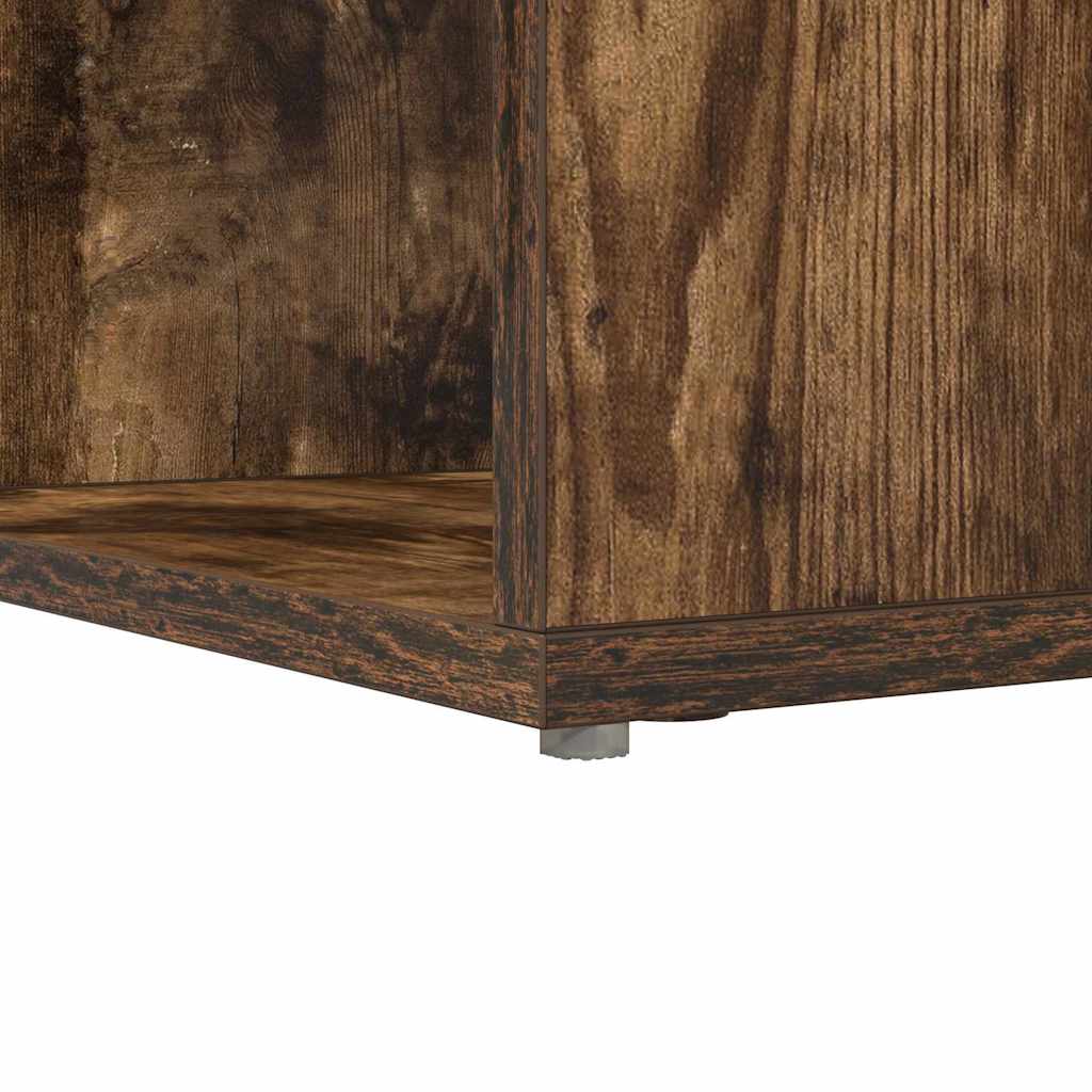 Corner Desk Smoked Oak 101.5 x 149.5 x 149.5 cm Engineered Wood