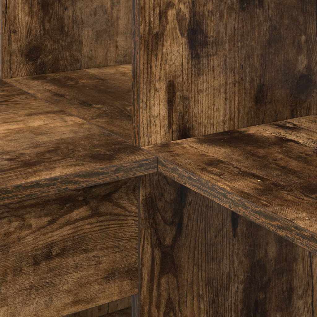 Corner Desk Smoked Oak 101.5 x 149.5 x 149.5 cm Engineered Wood