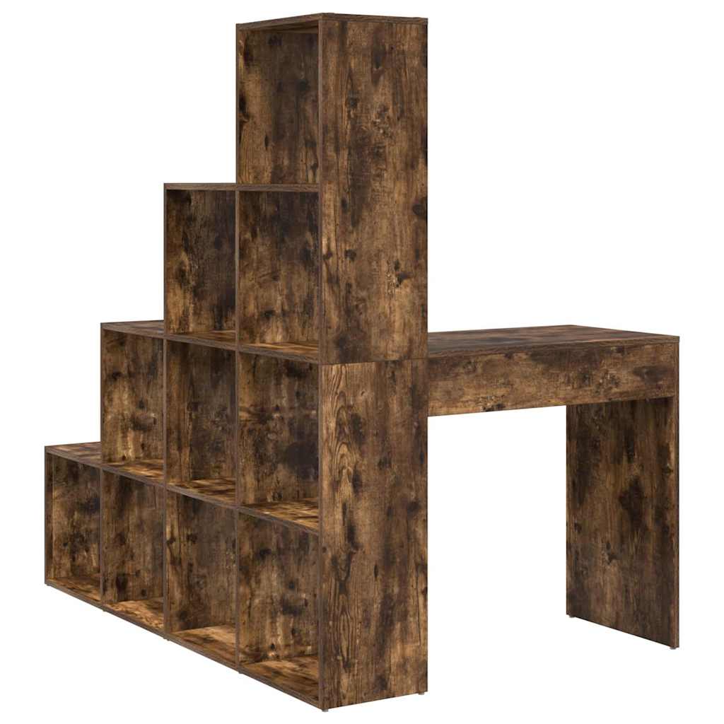 Corner Desk Smoked Oak 101.5 x 149.5 x 149.5 cm Engineered Wood