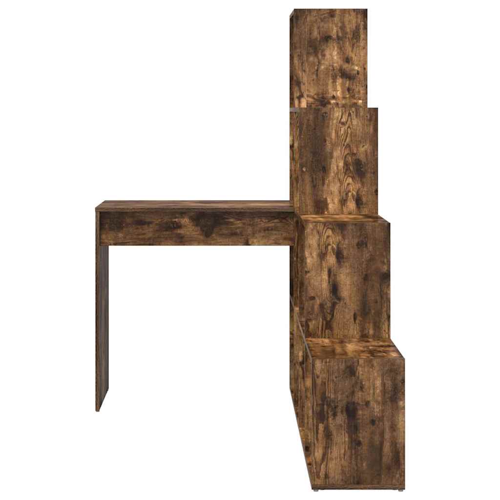 Corner Desk Smoked Oak 101.5 x 149.5 x 149.5 cm Engineered Wood