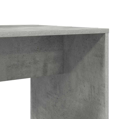 Desk Concrete Grey 138.5 x 55 x 143 cm Engineered Wood