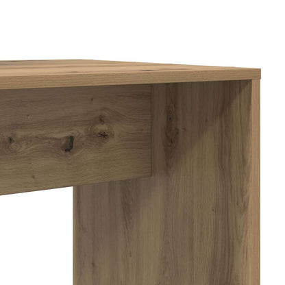 Desk with Shelf Artisan Oak 138.5 x 55 x 143 cm Engineered Wood