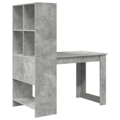 Desk Concrete Grey Engineered Wood 122 x 67 x 145 cm